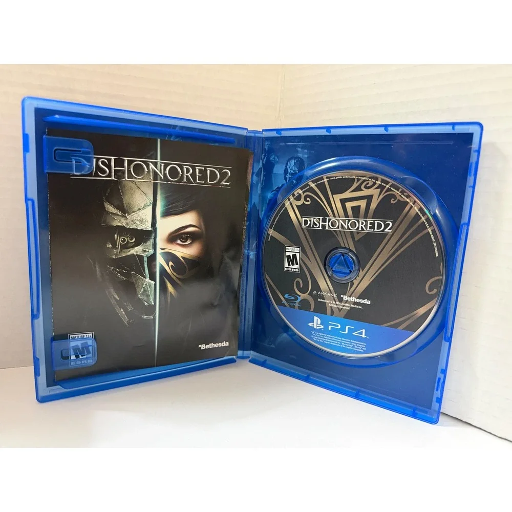Dishonored 2 Sony PlayStation 4 PS4 Bethesda Arkane Studios with Controller Skin